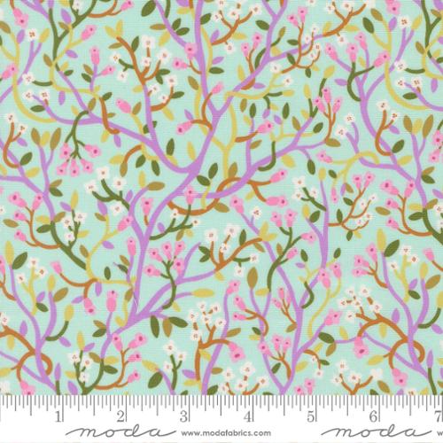 Floral Fondant / Pastel Jungle / Sky - Harmony