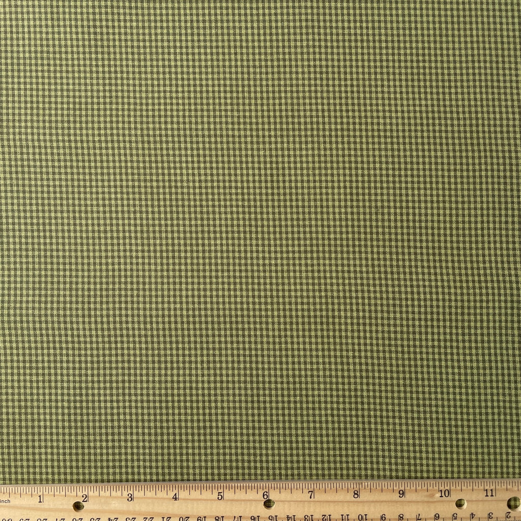 Homespun Mossy Rock Mini Gingham - Harmony