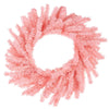 12" Pink Artificial Pine Wreath - Harmony