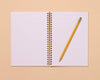 Strawberry Letterpress Spiral Notebook - Harmony