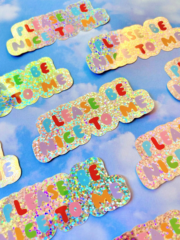 Please Be Nice To Me Sticker - Harmony