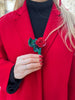 Handmade Origami Rose Hair Claw - Harmony
