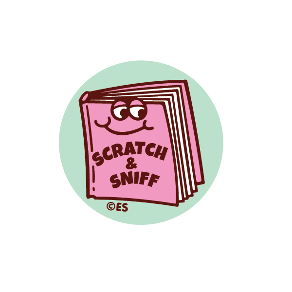Scratch & Sniff Stickers / Chai Tea & Books - Harmony