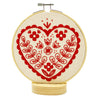 Nordic Heart Complete Embroidery Kit - Harmony