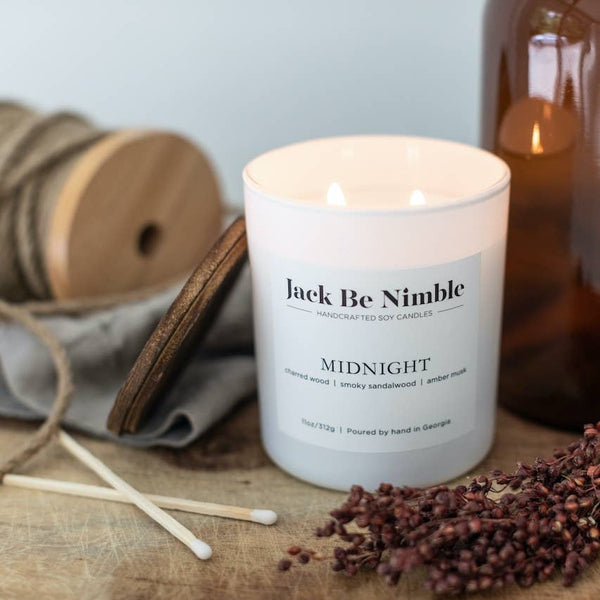 11oz Midnight Scented Soy Candle - Harmony