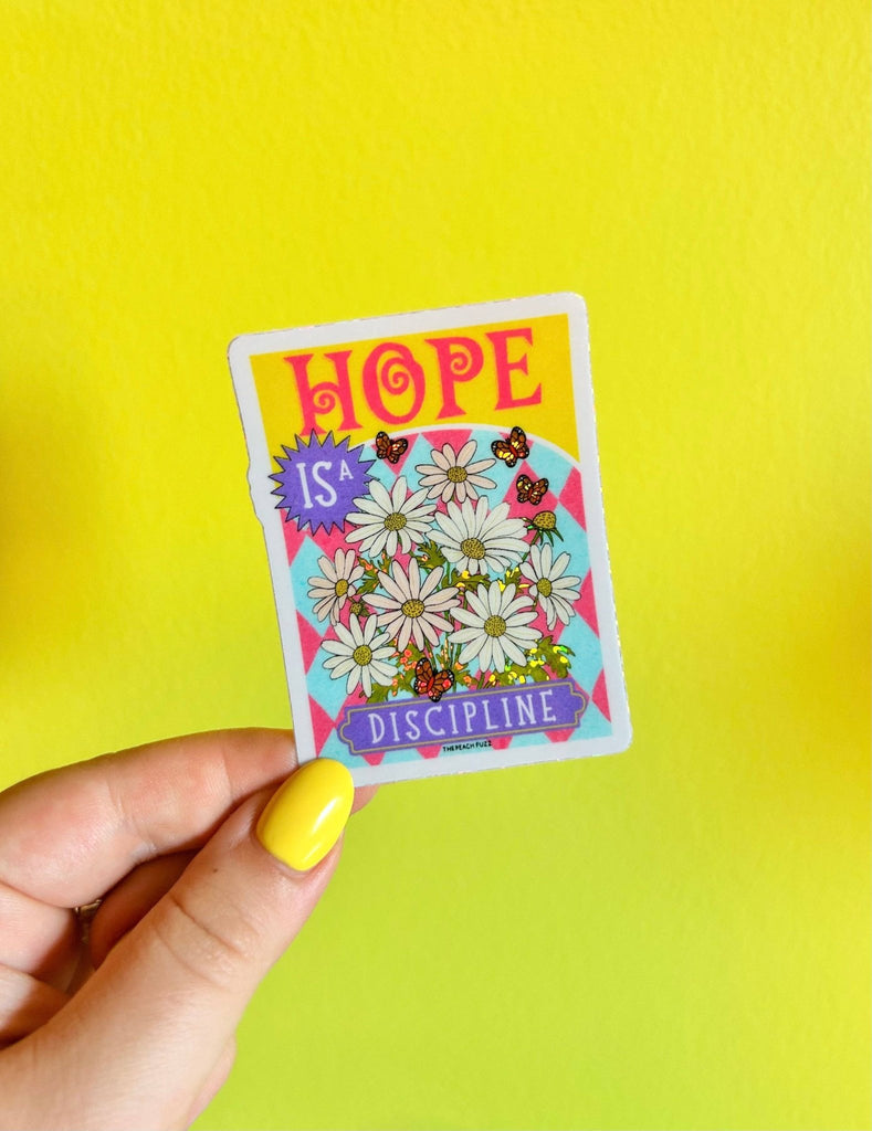 Hope Is A Discipline Glitter Sticker - Harmony