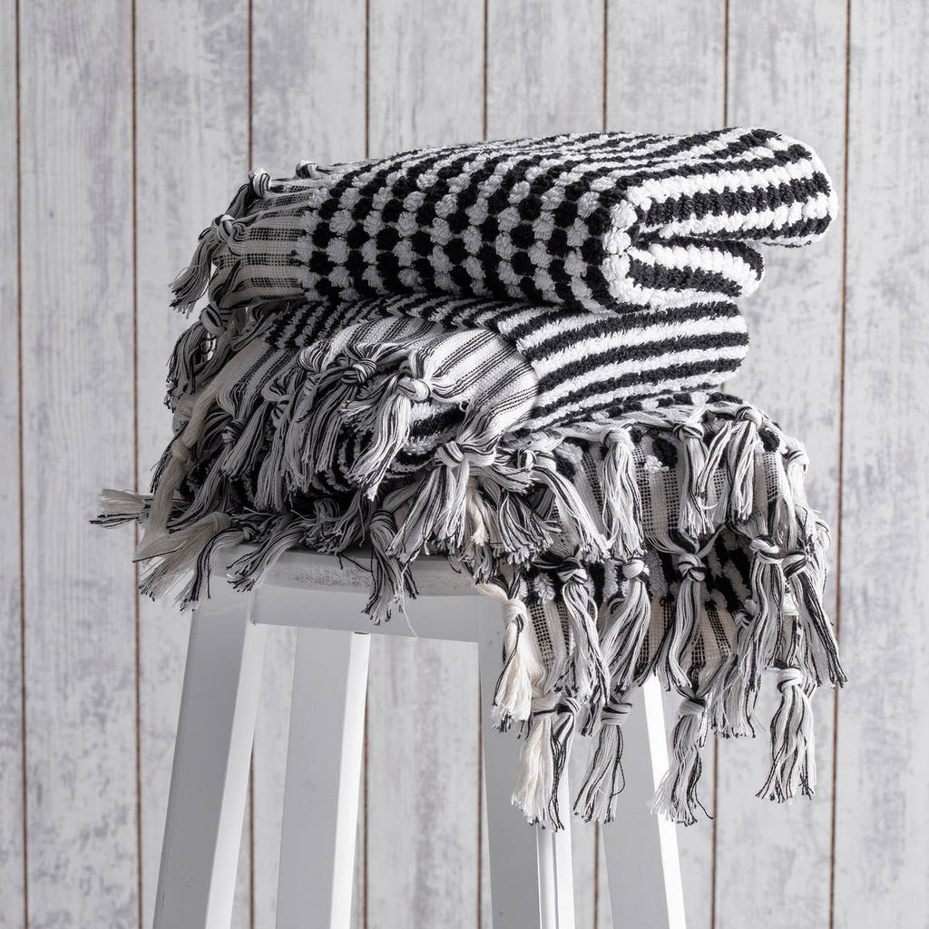 Pompom Bubble Handloomed Turkish Hand Towels - Harmony