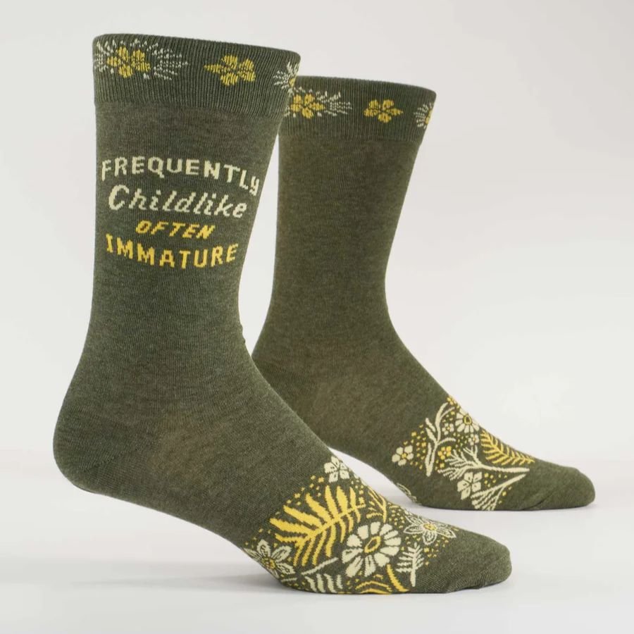 Frequently Childlike Large Crew Socks - Harmony