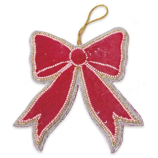 Bow Sequins and Beads Ornament - Harmony