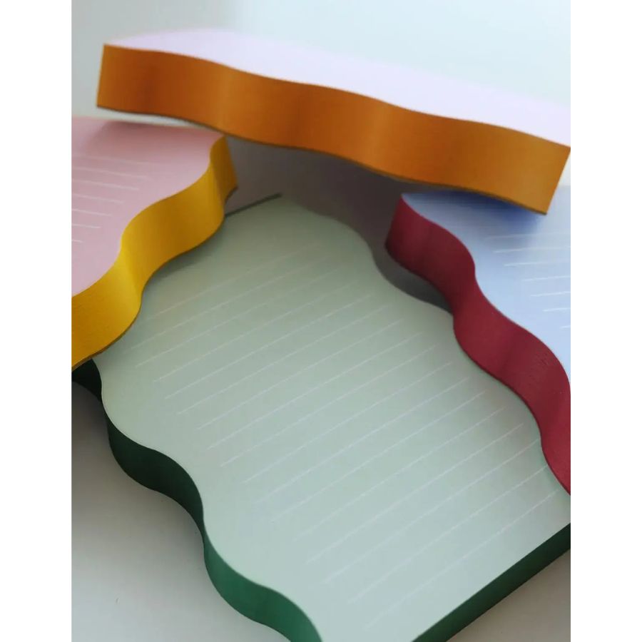 Wavy Shaped Notepad - Harmony