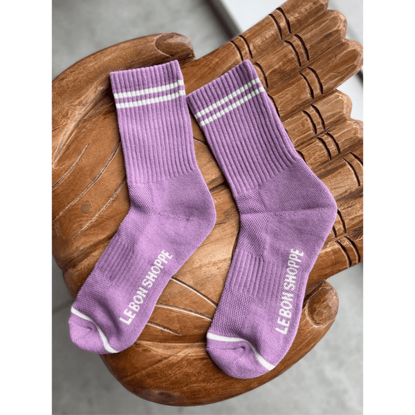 Boyfriend Socks / Grape - Harmony