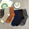 Women's Crew Trendy Leopard Socks - Harmony