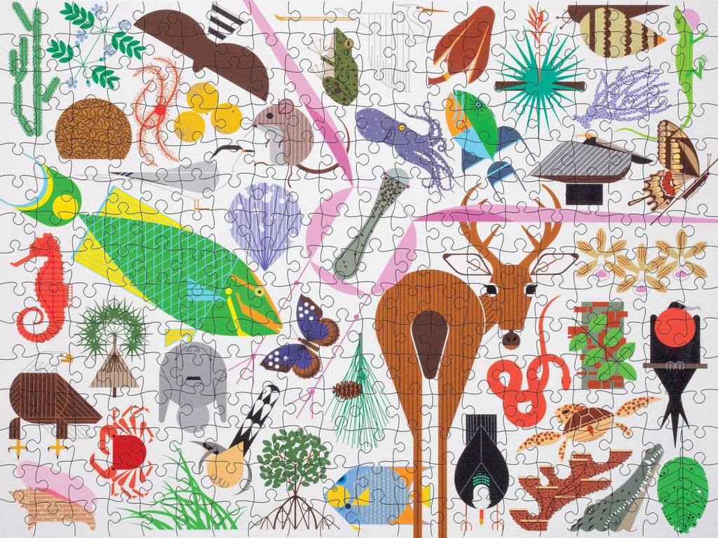 Charley Harper: Wildlife Wonders 500 - Piece Jigsaw Puzzle - Harmony