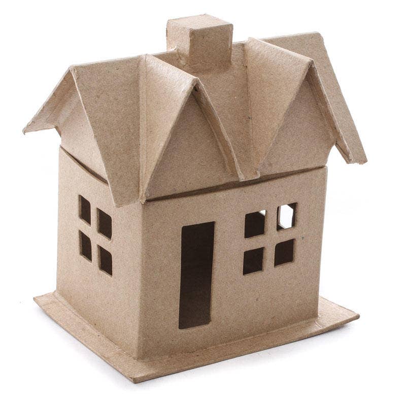 Paper Mache House - Medium - Harmony