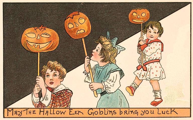 Halloween Postcard - Harmony