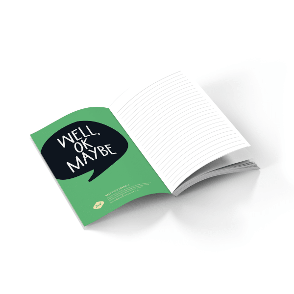 Classic Layflat Notebook / Nope Frog - Harmony