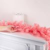 6' Fluffy Pink Pine Garland - Harmony