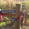 6' Felt Rainbow Pompom Ball Garland - Harmony