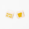 Made in Utah Gold Woven Labels - Harmony