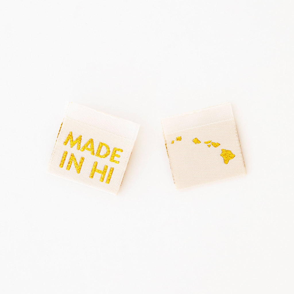 Made in Utah Gold Woven Labels - Harmony