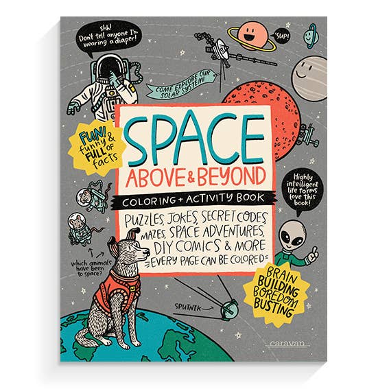 Space, Above & Beyond Coloring & Activity Book - Harmony