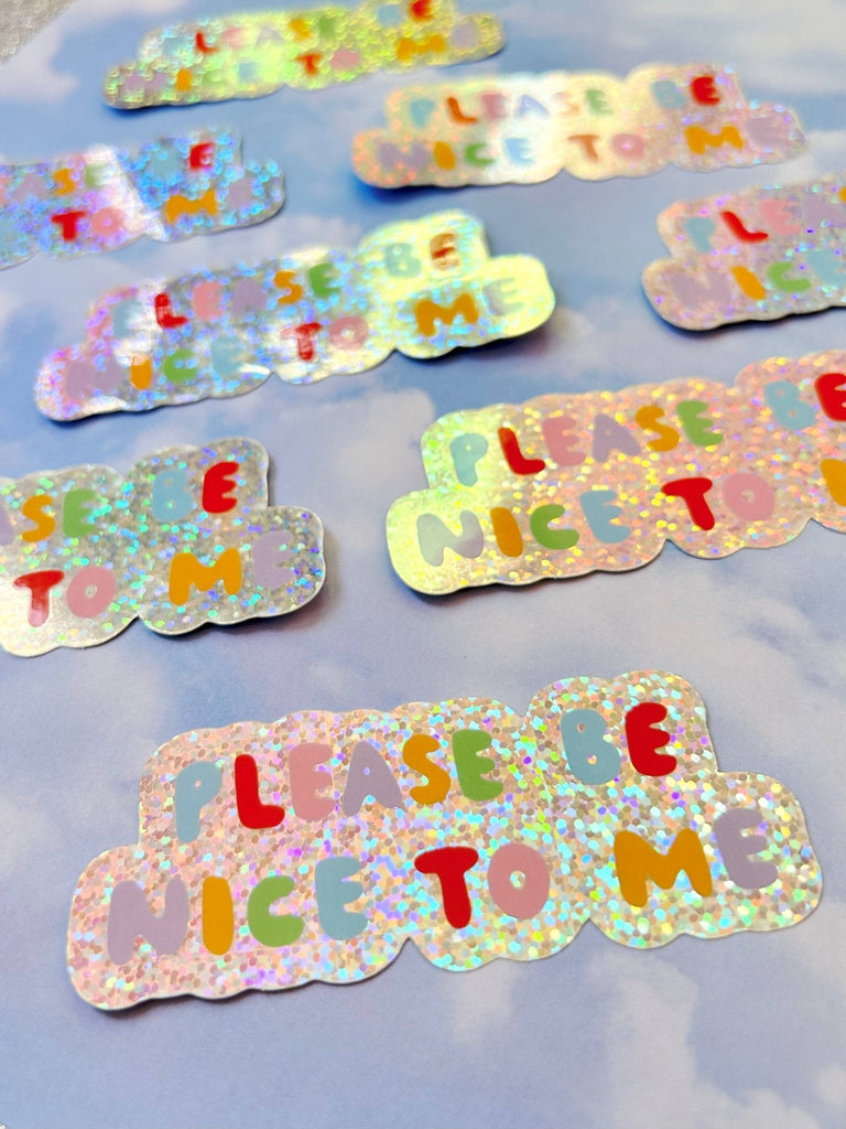 Please Be Nice To Me Sticker - Harmony