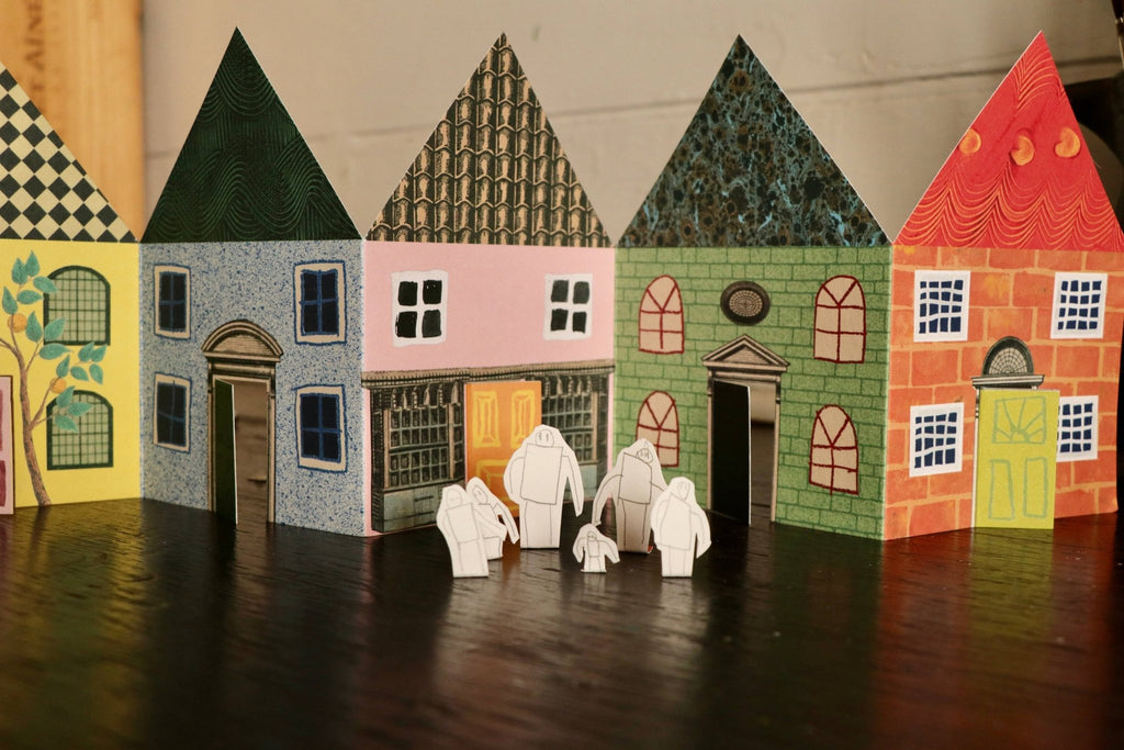House Concertina Card - Harmony