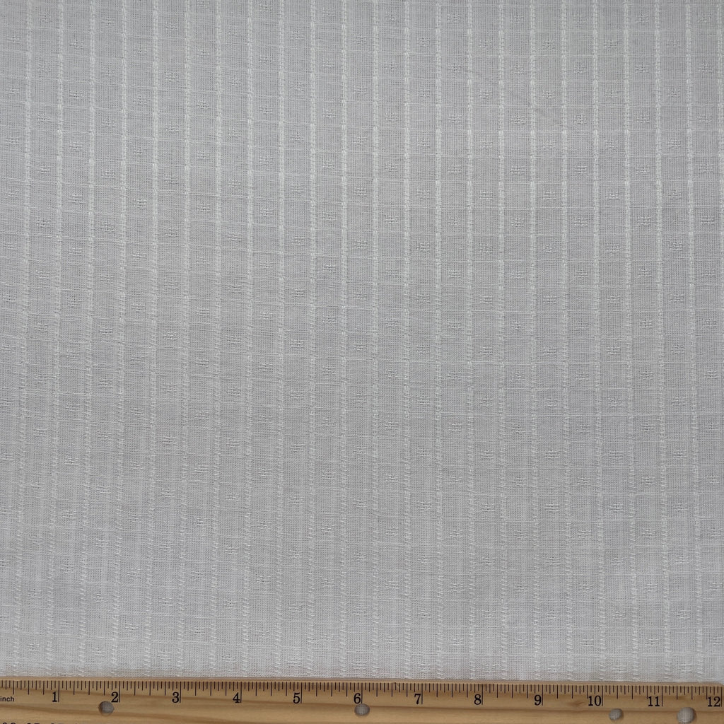 Textured Stripe Woven White - Harmony