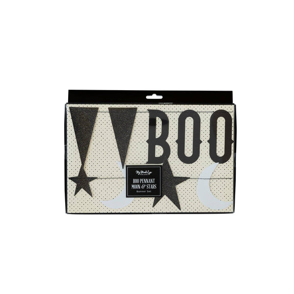 Vintage Halloween Boo With Stars Garland Set - Harmony