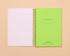 Strawberry Letterpress Spiral Notebook - Harmony