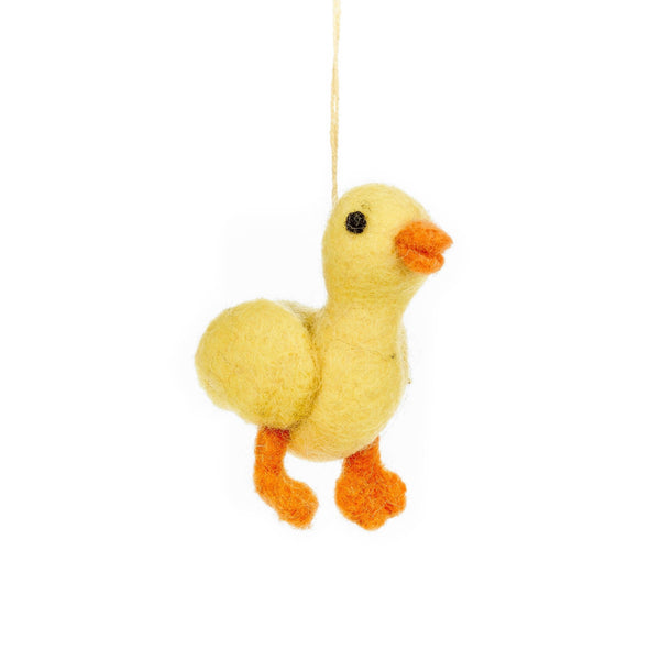 Darla the Duckling Wool Ornament - Harmony