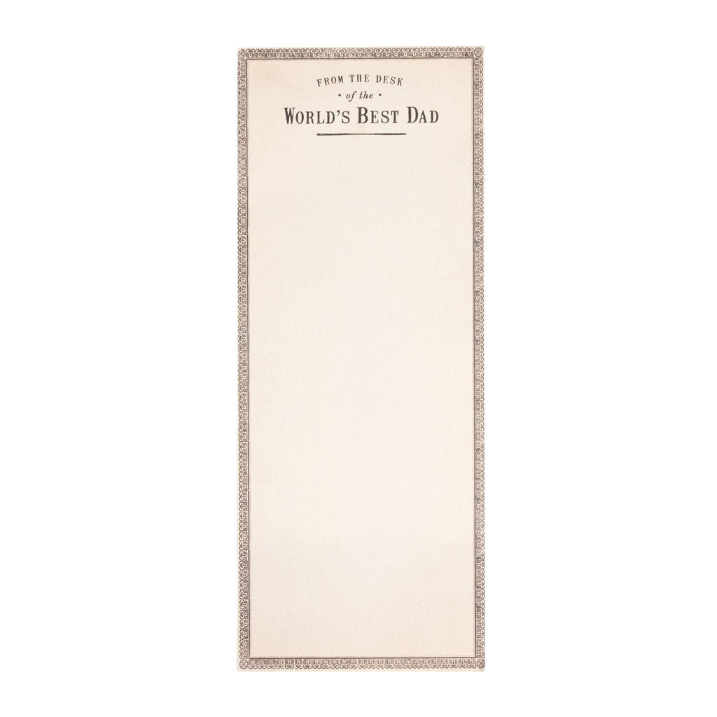 World's Best Dad Skinny Notepad - Harmony