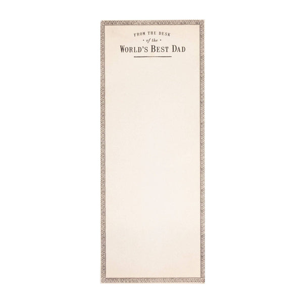World's Best Dad Skinny Notepad - Harmony