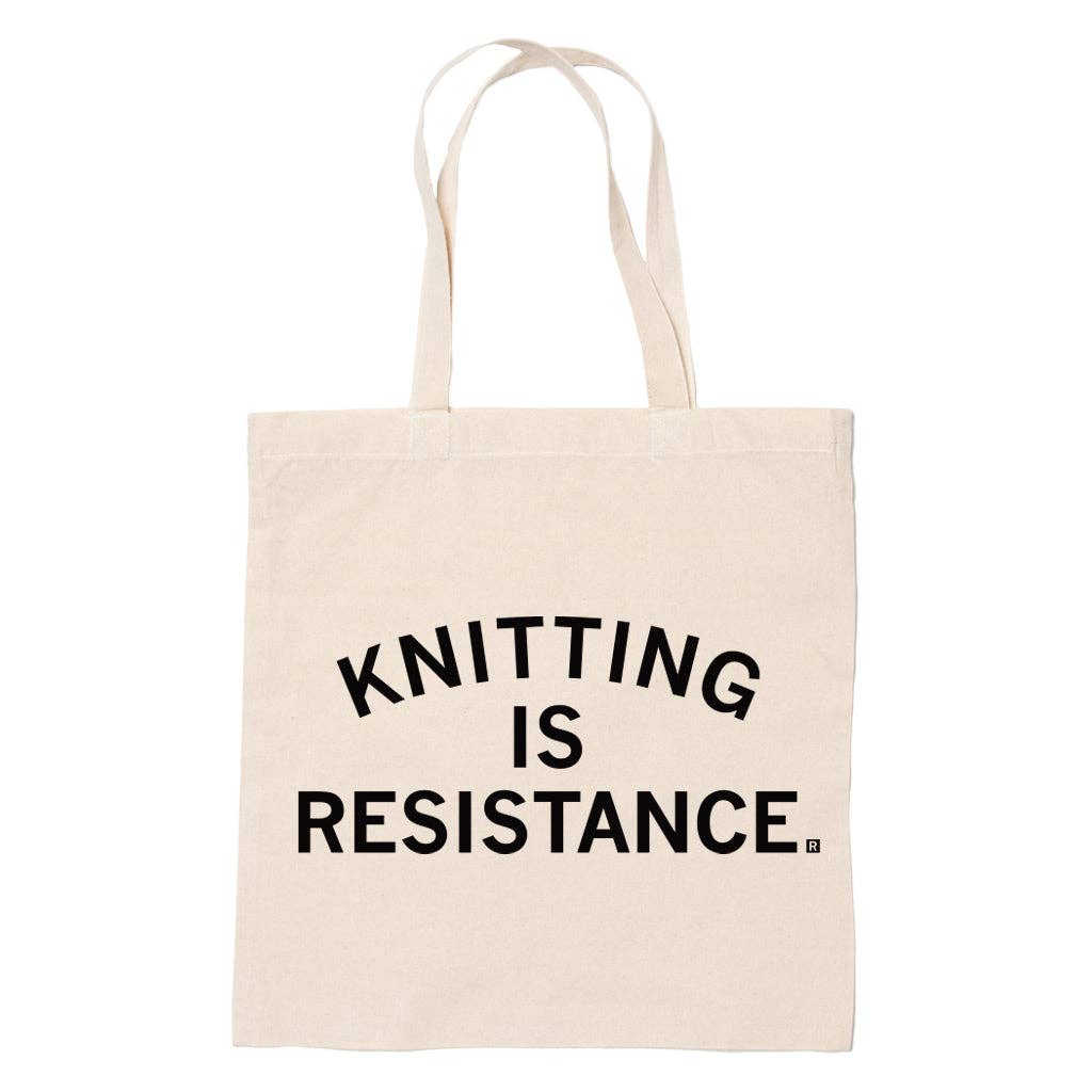 Knitting Is Resistance Tote Bag - Harmony
