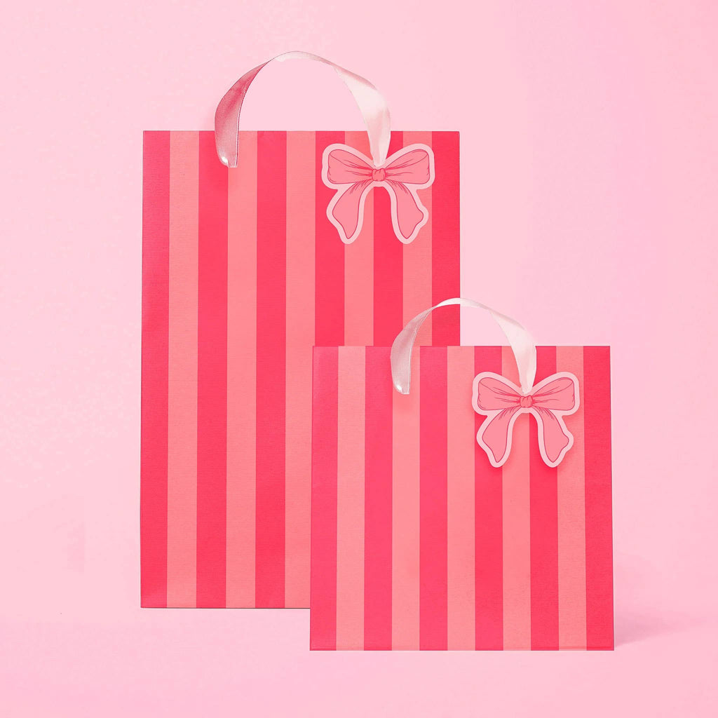 Bow and Stripes Gift Bag - Harmony
