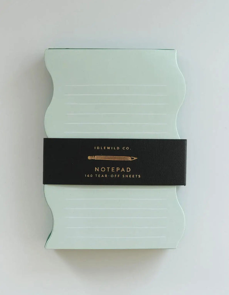 Wavy Shaped Notepad - Harmony