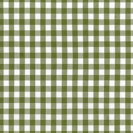 Cotton Gingham / Avocado - Harmony