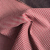 Red & White Houndstooth Denim Twill - Harmony