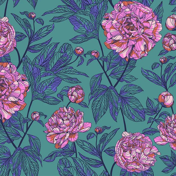 Indelible / Peony 108" / Jade - Harmony