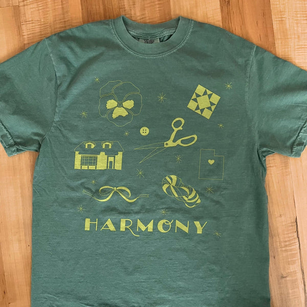 Harmony T-shirt / Green Unisex - Harmony