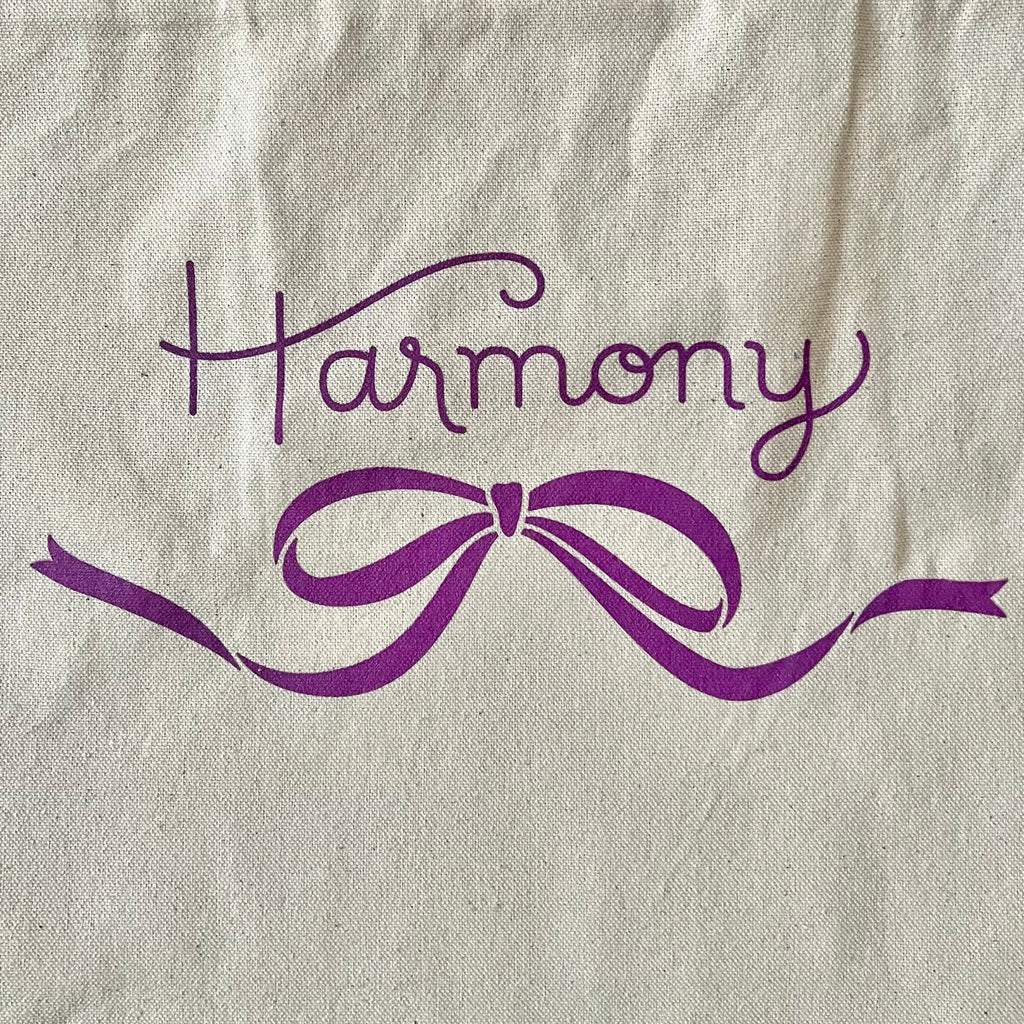 Harmony Tote / Natural Zippered - Harmony