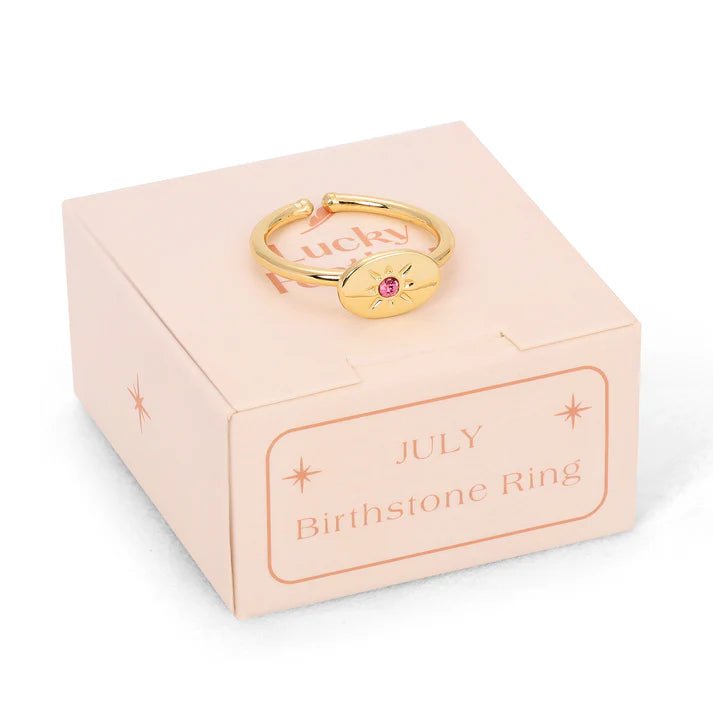 Birthstone Signet Ring - July - Harmony