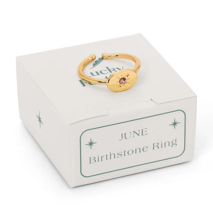 Birthstone Signet Ring - June - Harmony