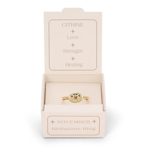 Birthstone Signet Ring - November - Harmony