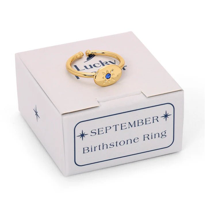 Birthstone Signet Ring - September - Harmony