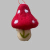 Felt Mushroom Ornament, 2 Styles - Harmony