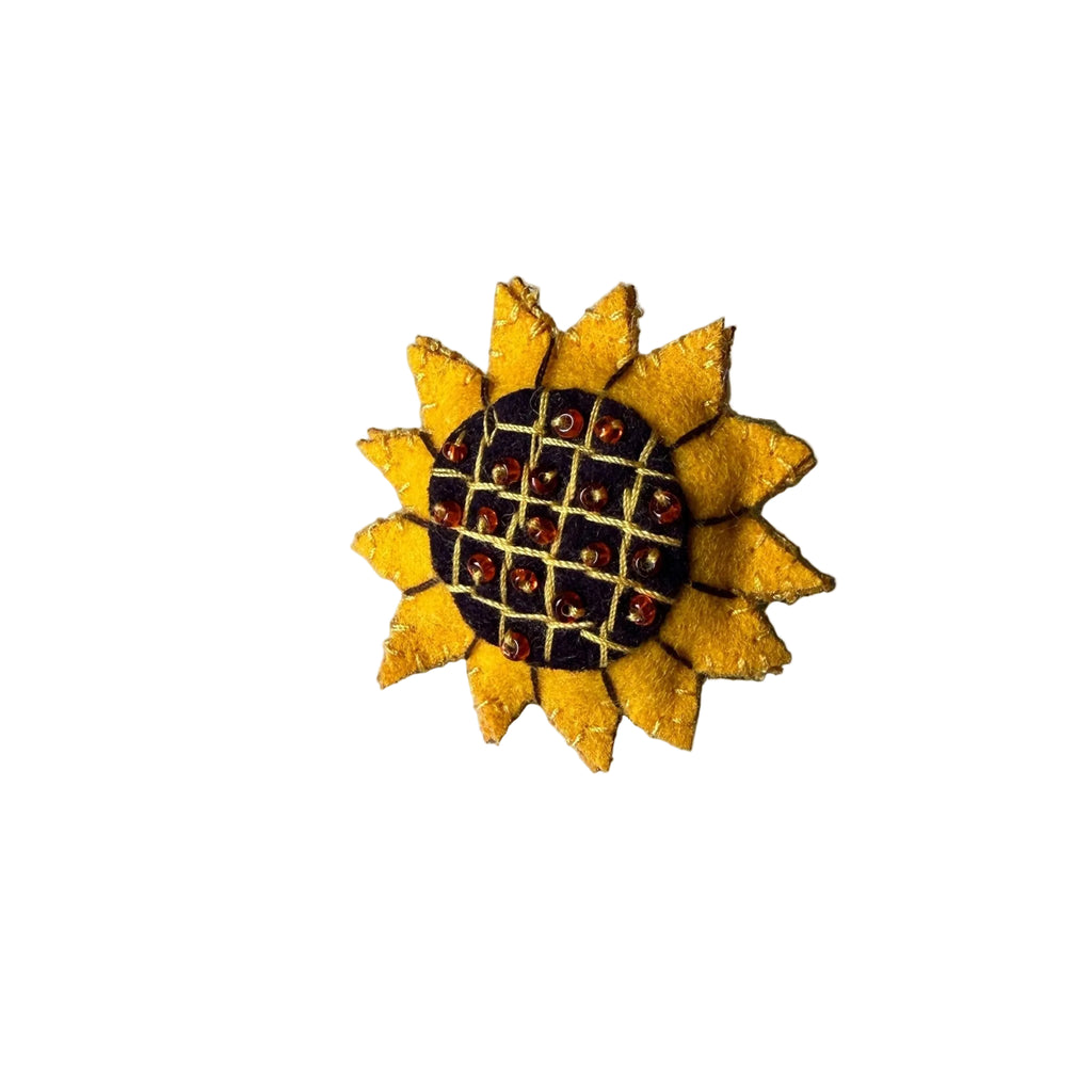 Sunflower Brooch - Harmony