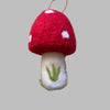 Felt Mushroom Ornament, 2 Styles - Harmony