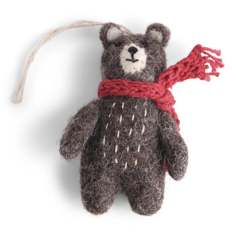 Bear with Scarf Ornament - Harmony