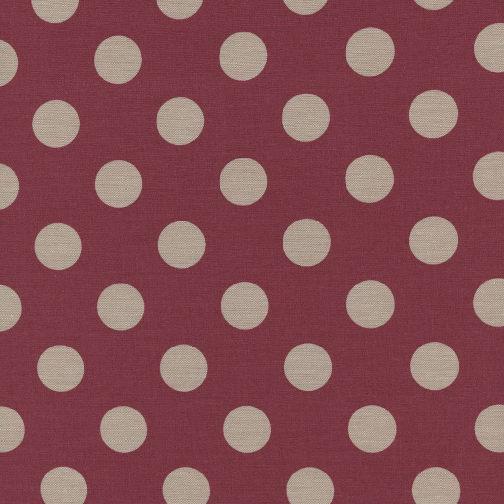 Chambray Dots / Burgundy - Harmony
